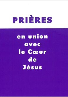 Prières en union avec le cœur de Jésus