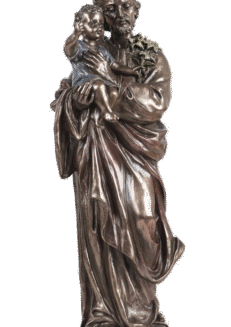 Statue bronze coulé à froid saint Joseph