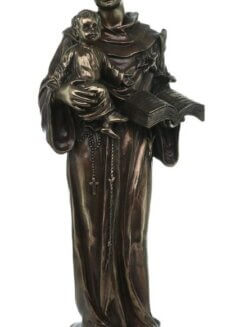 Statue bronze coulé à froid saint Antoine