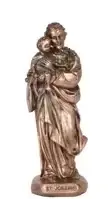 Statue bronze coulé à froid de saint Joseph