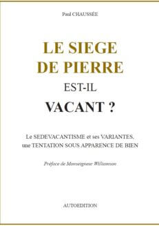 Le siège de Pierre est-il vacant&nbsp;?<br><span style="font-size: 80%">par Paul Chaussée