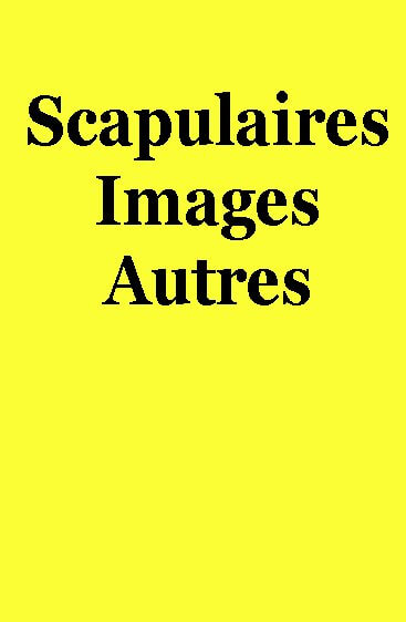 SCAPULAIRES ...
