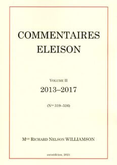 Commentaire Eleison<br>Tome 2 </br><span style="font-size: 80%;">par Mgr Richard Williamson</span>